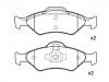 Bremsbelagsatz, Scheibenbremse Brake Pad Set:YS61-2K021-AA