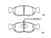 Pastillas de freno Brake Pad Set:4251.03