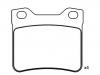 Bremsbelagsatz, Scheibenbremse Brake Pad Set:4251.30