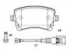 тормозная кладка Brake Pad Set:7H0 698 451