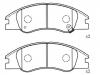 тормозная кладка Brake Pad Set:58101-2FA10