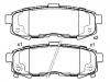 Bremsbelagsatz, Scheibenbremse Brake Pad Set:LEY4-26-43Z