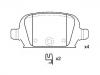 Plaquettes de frein Brake Pad Set:16 05 965