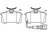 Pastillas de freno Brake Pad Set:6Q0 698 451