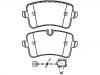 Bremsbelagsatz, Scheibenbremse Brake Pad Set:4H0 698 451 A