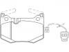 Plaquettes de frein Brake Pad Set:04466-0W070